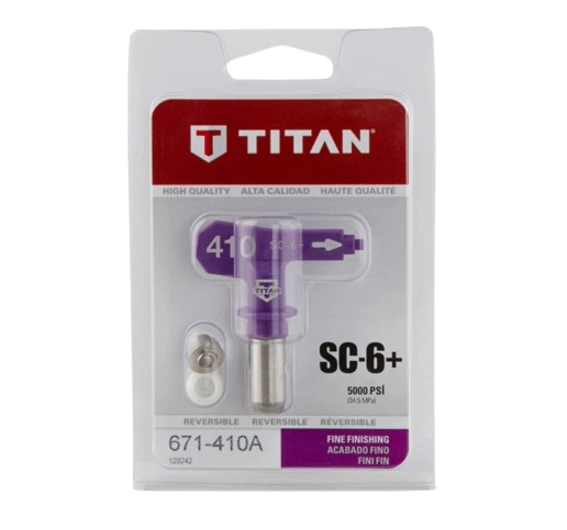 Titan 671-410A Tip Assembly, Fine Finish, 410